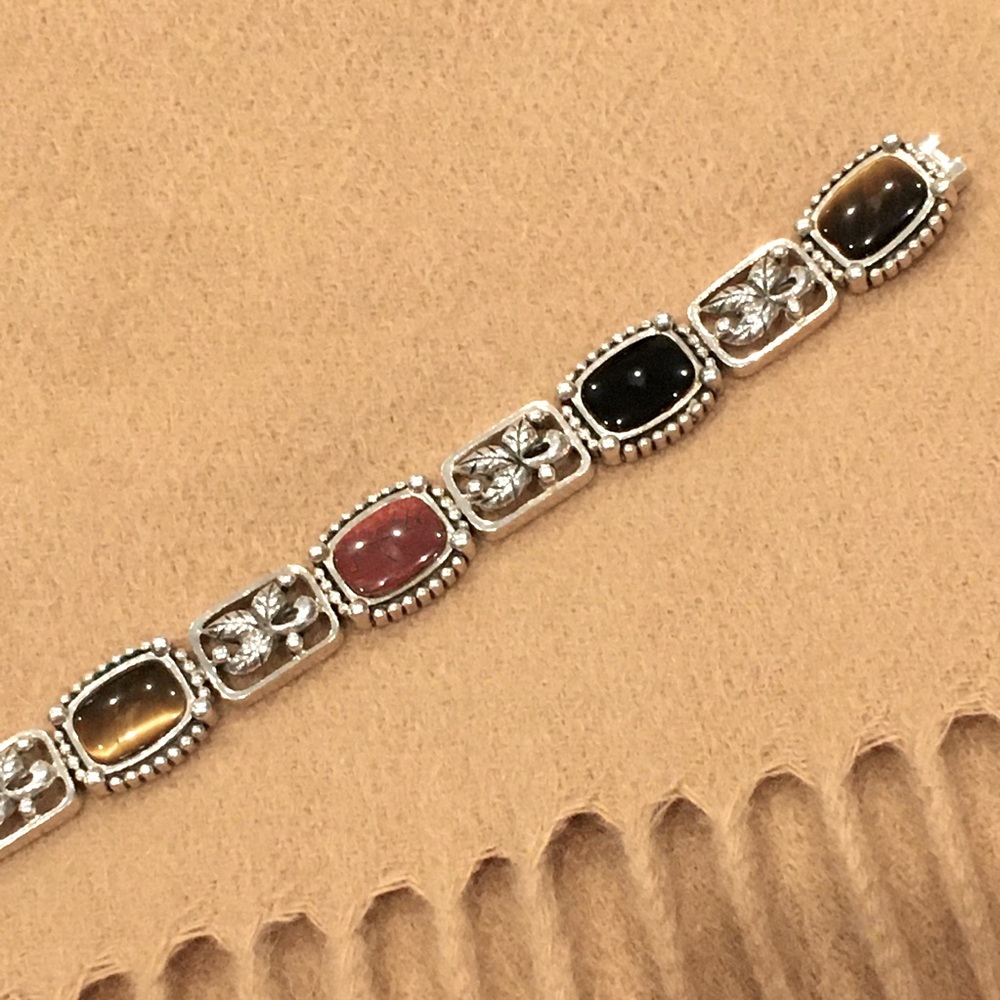 Vintage 925 Sterling Silver Bracelet - Picture 6 of 15